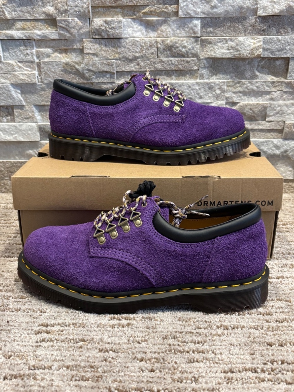 Dr. Martens 8053 Oxford Shoe - Purple Suede - RARE - Picture 2 of 8